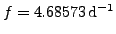 $f = 4.68573\,\mathrm{d}^{-1}$