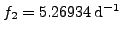 $f_2 = 5.26934\,\mathrm{d}^{-1}$